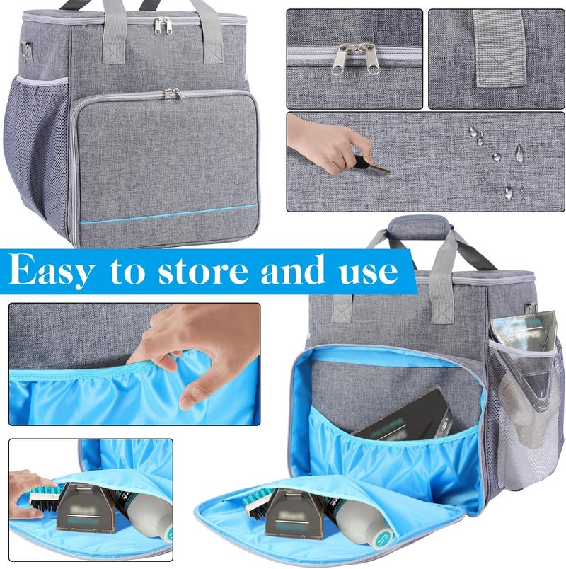 LOTCAIN Storage Bag Compatible with Shark StainStriker Carpet and Upholstery Cleaner Machine Portable Carrying Bag with Large Space Storage Bag for Carpet Cleaner,Soft Handle,Bag Only - Image 2